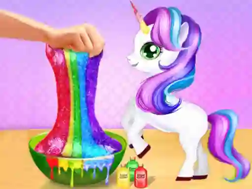 Joc Unicorn Slime Maker en línia