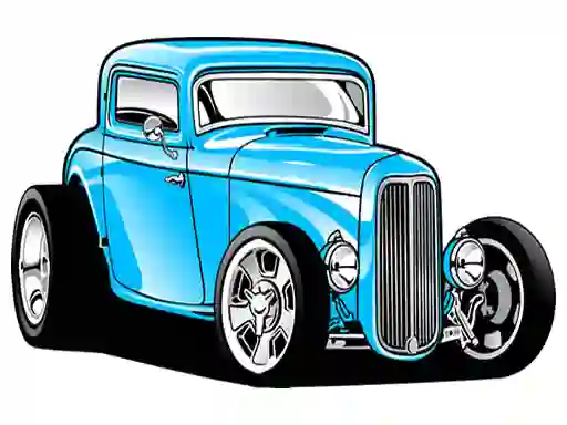 Joc Hot Rod Coloring en línia