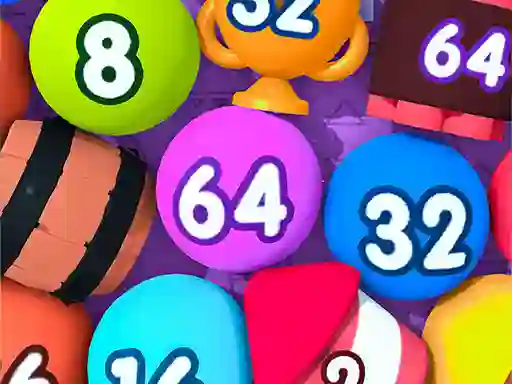 Joc Bubble Merge 2048 en línia