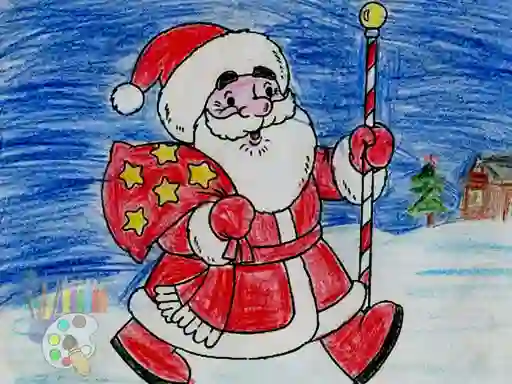 Joc Santa Claus Coloring en línia