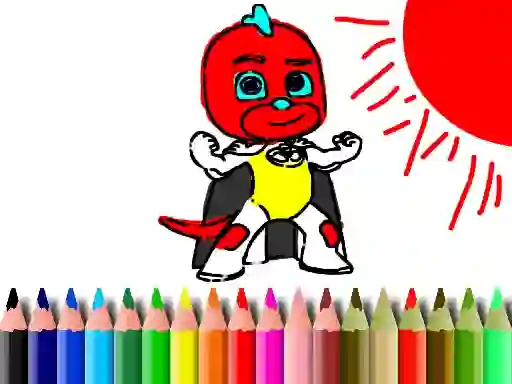 Joc Back To School: Mask Boy Coloring en línia