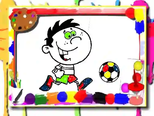 Joc Football Coloring Time en línia