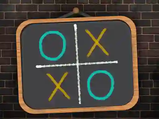 Joc Tic Tac Toe blackboard en línia