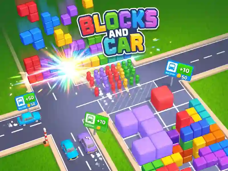 Joc Blocks and Car en línia