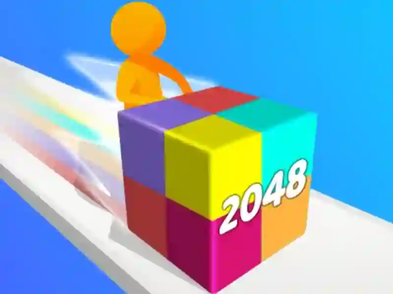 Joc Geometry Stack 2048 Run en línia