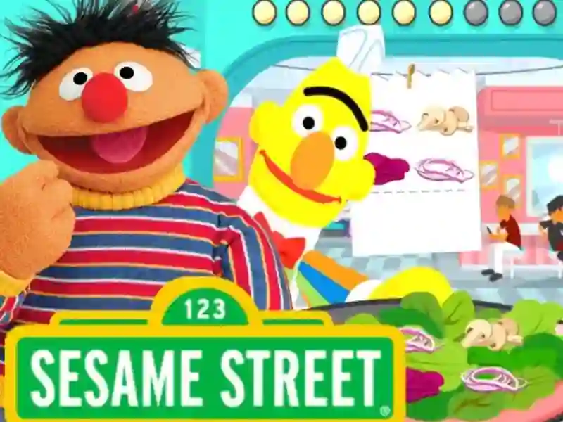 Joc 123 Sesame Street: Super Salad Diner en línia