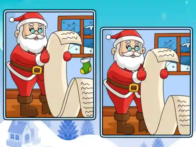 Joc Christmas Spot the Difference en línia