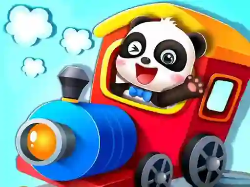 Joc Baby Panda Train Driver en línia