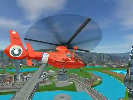 Joc 911 Rescue Helicopter Simulation 2020 en línia