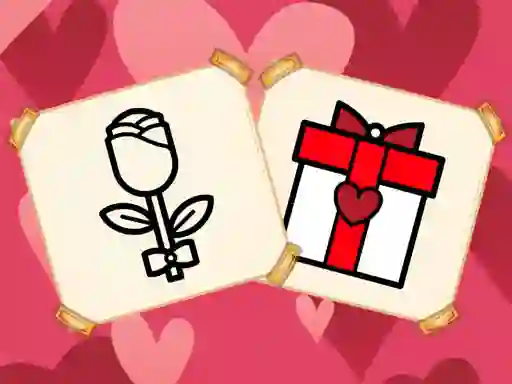 Joc Valentine Present Coloring en línia
