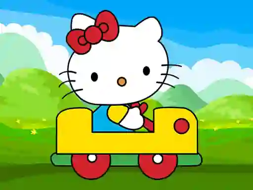 Joc Cute Kitty Car Jigsaw en línia