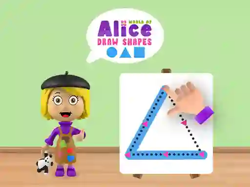Joc World of Alice Draw Shapes en línia