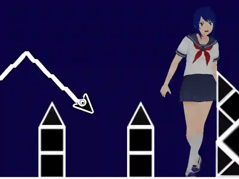 Joc Space Geometry Dash Waves en línia