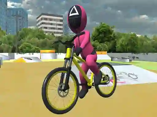 Joc Squid Gamer BMX Freestyle en línia