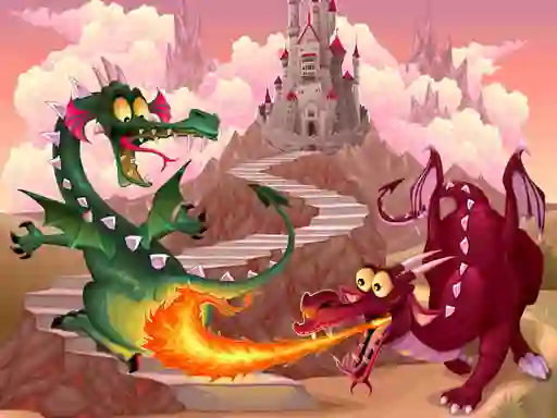 Joc Fairy Tale Dragons Memory en línia