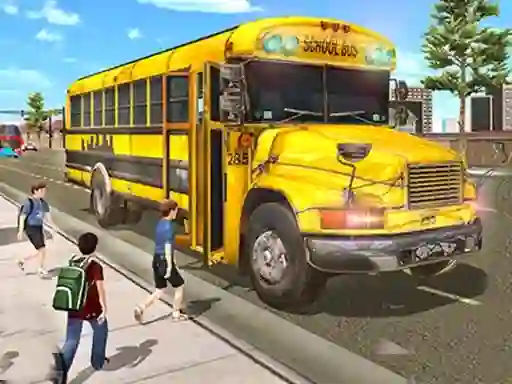 Joc City School Bus Driving en línia
