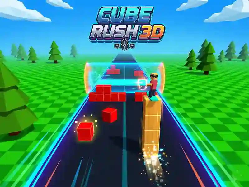 Joc Cube Rush 3D en línia
