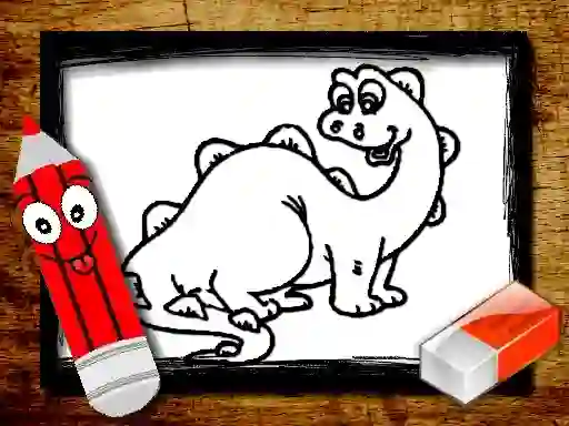 Joc Back To School: Dinosaur Coloring Book en línia