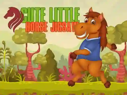 Joc Cute Little Horse Jigsaw en línia