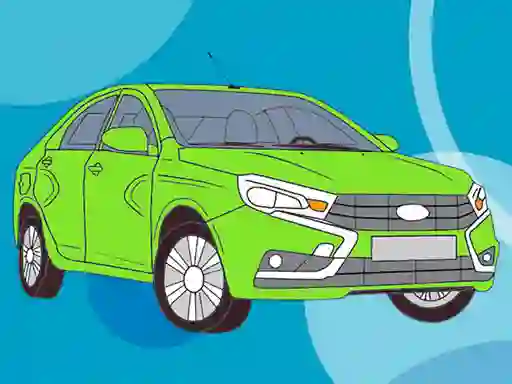 Joc Russian Cars Coloring Book en línia