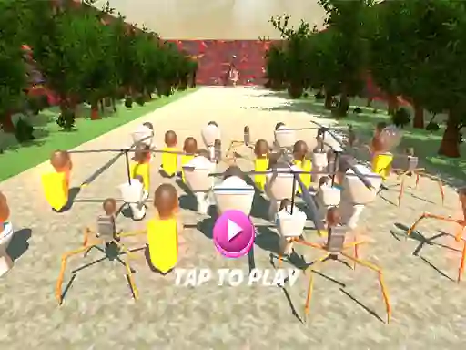 Joc SQUID TOILET 3D en línia