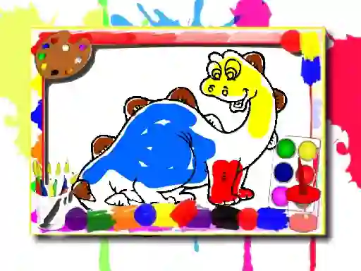 Joc Dinosaur Coloring Book en línia