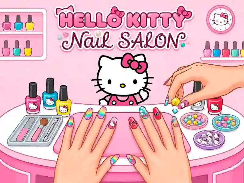 Joc Hello Kitty Nail Salon en línia