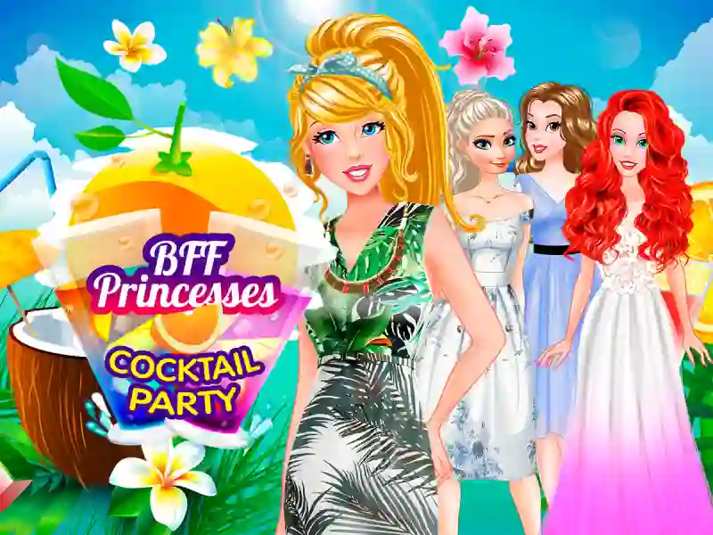 Joc BFF Princesses Cocktail Party en línia