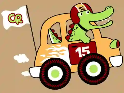 Joc Fast Racing Cars Coloring en línia