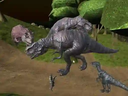Joc Mightnight Multiplayer Dinosaur Hunt en línia