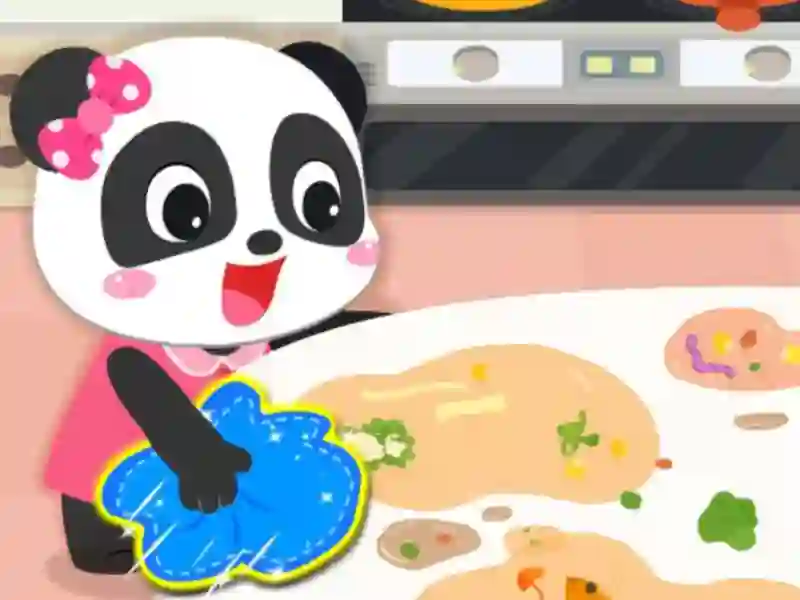 Joc Baby Panda Cleanup en línia