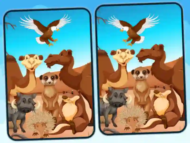 Joc Spot 5 Differences Deserts en línia