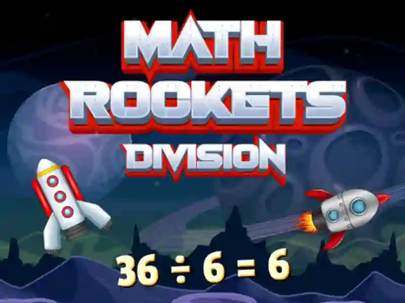Joc Math Rockets Division en línia