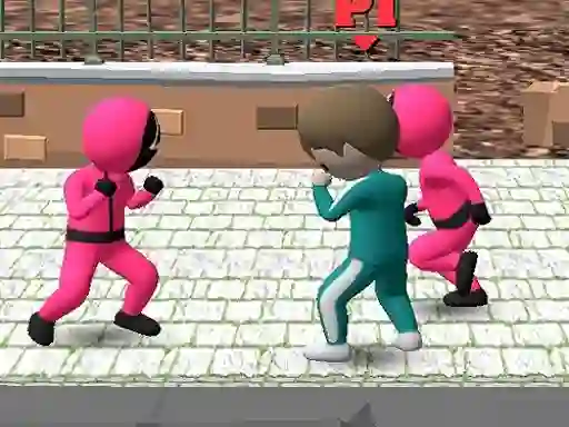 Joc Squid Game Multiplayer Fighting en línia