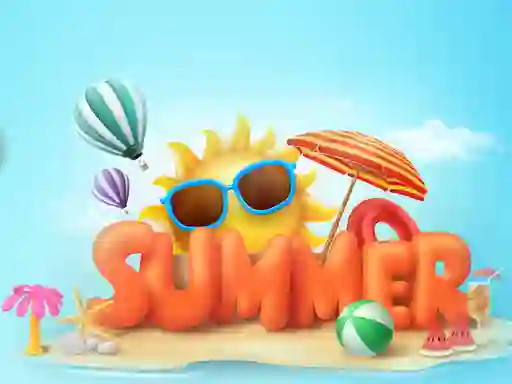 Joc Happy summer jigsaw puzzle en línia