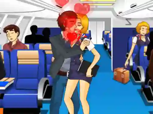 Joc Air Hostess Kissing en línia