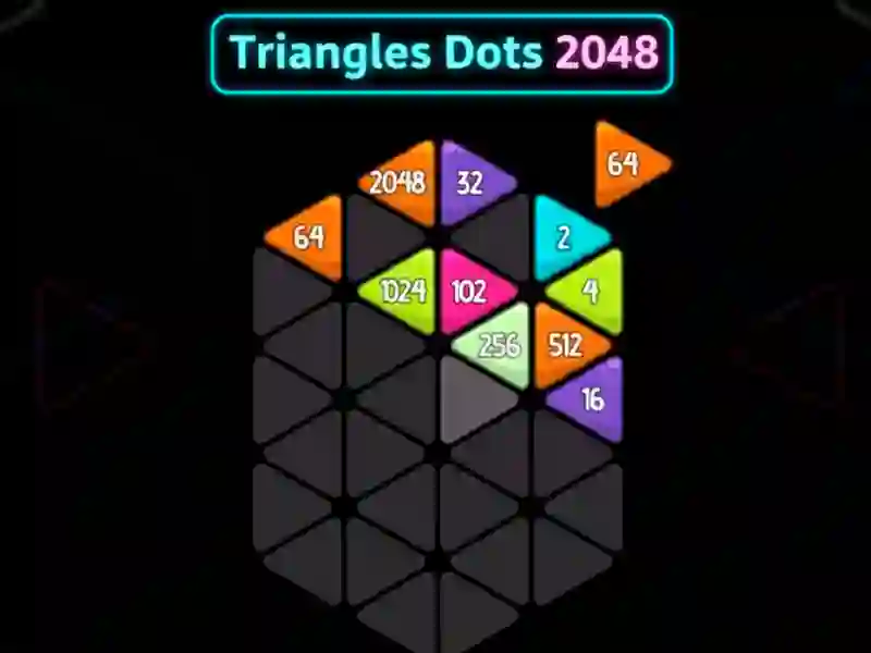 Joc Triangles Dots 2048 en línia