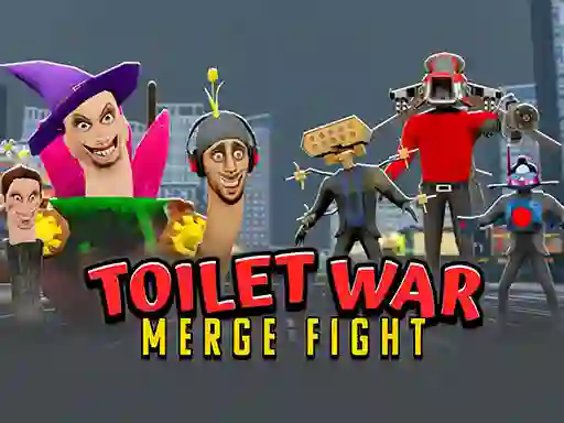 Joc Toilet War: Merge Skibidi en línia