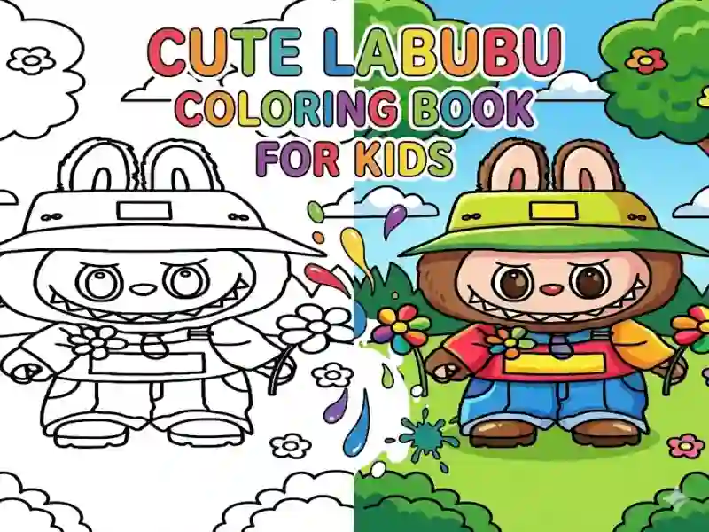Joc Cute Labubu Coloring Book for Kids en línia