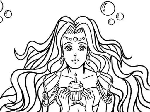 Joc Kawaii Mermaids Coloring Book en línia