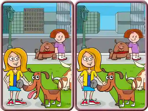 Joc Spot The Differences City en línia