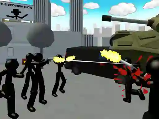 Joc Stickman City Shooting 3d en línia