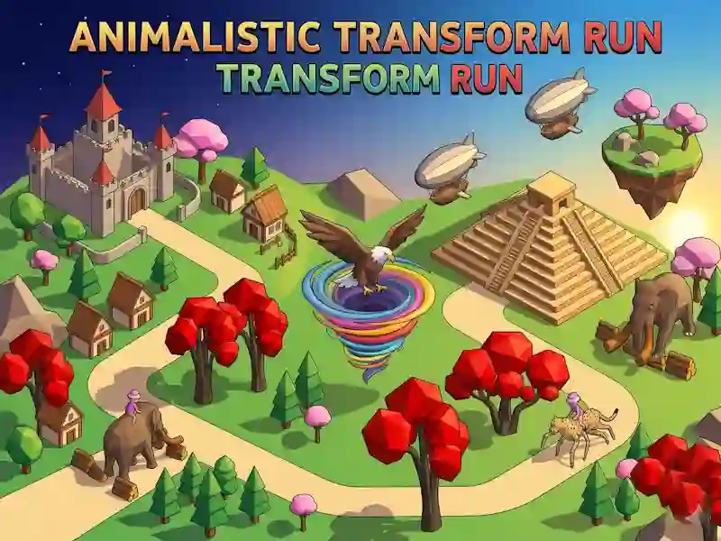 Joc Animalistic Transform Run en línia