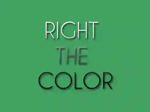 Joc Right the Color en línia