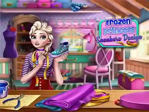 Joc Frozen Princess Sneakers Design en línia