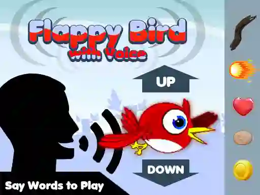 Joc Flappy Bird With Voice en línia