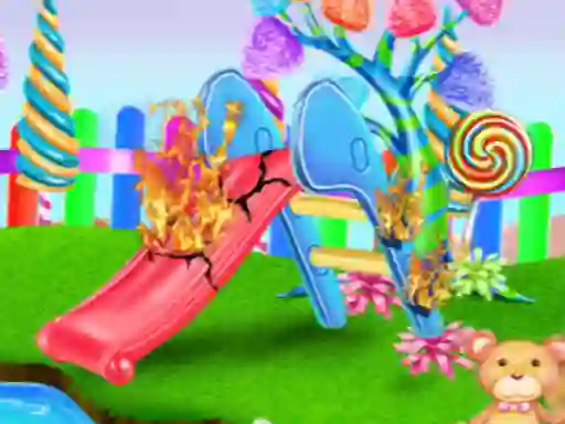 Joc Candy Garden Cleaning en línia