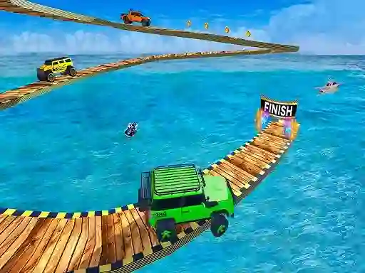 Joc Impossible Tracks Jeep Stunts Driving en línia