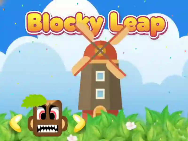 Joc Blocky Leap en línia