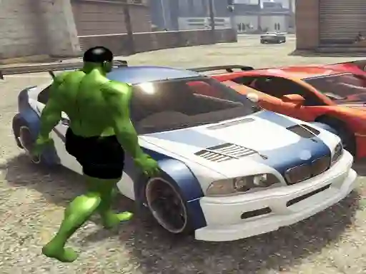 Joc Chained Car vs Hulk en línia